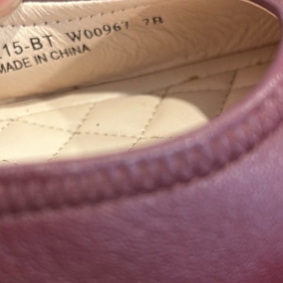 Cole Haan Tali Soft Bow Wedge Shoes Burgundy - Picture 7 of 7